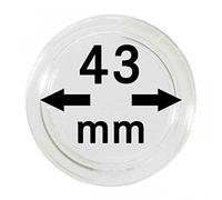 LINDNER Das Original Capsules Monnaies Ø intérieur 43 mm, Paquet de 10