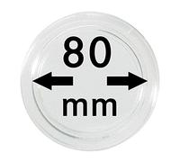 LINDNER Das Original Capsules Monnaies Ø intérieur 80 mm, Hauteur intérieure 5,7 mm, à l'unité