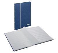 LINDNER Das Original Classeur pour Timbres Standard avec 16 Pages Blanches, 230 x 305 x 15 mm, Bleu