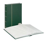 LINDNER Das Original Classeur pour Timbres Standard avec 48 Pages Blanches, 230 x 305 x 40 mm, Vert