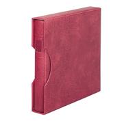 LINDNER Das Original Ensemble: Reliure Regular avec boîtier de Protection 814 - Bordeaux