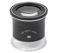 LINDNER Das Original Loupe LED/UV à Poser, grossissement 30x, avec Batterie Rechargeable