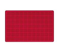 LINDNER Das Original Plateau pour 77 Monnaies jusqu'à 24 mm Ø, Rouge
