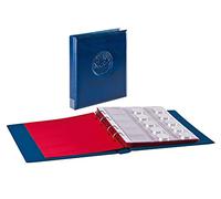 LINDNER Das Original Reliure 'Half Penny' avec 10 Feuilles numismatiques-Bleu