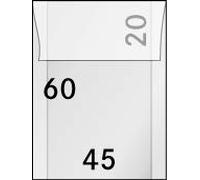 LINDNER Das Original Sachets Cristal 45 x 60 + 20 mm - Paquet de 500