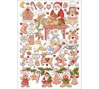 Lindner's 103 Modèle de broderie au point de croix Motif boulangerie de Noël