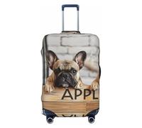 Lindo Bulldogs - Housses de bagages de voyage élastiques pour valises de protection pour bagages de 45 à 81 cm, Noir, CH
