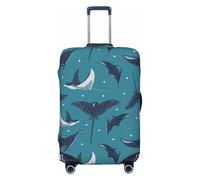 Lindo Stingray - Housses de bagages de voyage à pois - Housses élastiques pour valises de 45 à 81 cm, Noir, X-large
