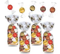 LINDOR de Lindt | 4 sachets de 10 bouchées assorties chocolat noir, lait, blanc | 4x125gr à Offrir