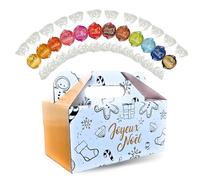 LINDOR de LINDT | Ballotin Assortiment de 60 Chocolats | 750g de Douceurs Gourmandes, Idéal à Offrir pour Noël, les fêtes de Fin d'Année
