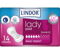 Lindor Lady Pad Maxi Night 6 gouttes