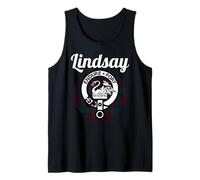 Lindsay Clan Tartan avec Blason écossais Débardeur