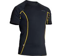 Lindstrands Dry, chemise fonctionnelle à manches courtes unisexe XL Noir/Jaune Noir/Jaune