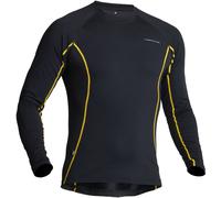 Lindstrands Dry Chemise fonctionnelle à manches longues, noir-jaune, taille 3XL pour homme