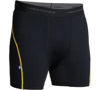 Lindstrands Dry Shorts fonctionnels, noir-jaune, taille M pour homme