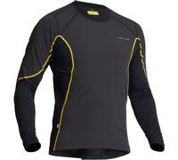 Lindstrands Dry Wind, chemise fonctionnelle à manches longues un XS Noir/Jaune Noir/Jaune