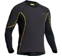 Lindstrands Dry Wind, chemise fonctionnelle à manches longues un XXL Noir/Jaune Noir/Jaune