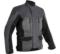 Lindstrands Storbo Blouson textile de moto, noir-gris, taille 56 pour homme