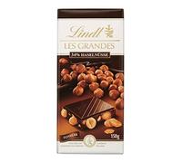 Lindt 1 barre de chocolat noir 34% noisettes, 150 g