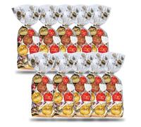 LINDT | 10 Sachets de Bouchées assorties LINDOR - chocolat Noir, Lait, Blanc | A Offrir