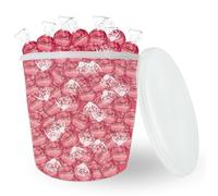 LINDT | 100 bouchées LINDOR Blanc Fraise | 1.25 kg de Chocolat à Offrir ou à Partager pour la Saint-Valentin
