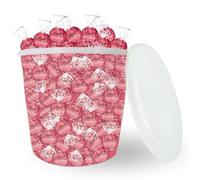 LINDT | 100 bouchées LINDOR Blanc Fraise | 1.25 kg de Chocolat à Offrir ou à Partager pour Noël