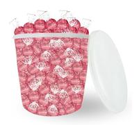 LINDT | 100 bouchées LINDOR Blanc Fraise | Boite de 1.25 kg de Chocolat à Offrir ou à Partager pour Noël, une Fête, un Anniversaire