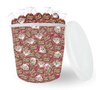 LINDT | 100 bouchées LINDOR Double Chocolat | Boite de 1.25 kg de Chocolat à Offrir ou à Partager pour la Saint-Valentin, Pâques, un Anniversaire