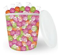 LINDT - 100 bouchées LINDOR Lait Fraise, Pistache et Orange - 1,25 kg