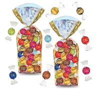LINDT| 2 Assortiments de 40 bouchées LINDOR | 1kg de chocolat à offrir ou à partager pour Noël