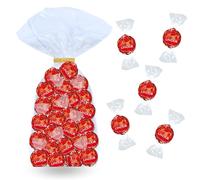 LINDT - 40 bouchées LINDOR Chocolat Lait Fondant - Sachet 500 g