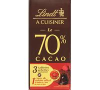 Lindt À Cuisiner le 70% Cacao la Tablette 200g