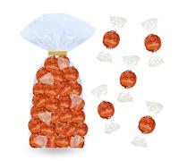 LINDT | Assortiment de 40 bouchées LINDOR au Chocolat au Lait Orange | 500 g de Chocolats à Partager pour Noël