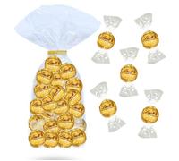 LINDT | Assortiment de 40 bouchées LINDOR au Chocolat Blanc Cœur fondant | 500 g de Chocolats à Partager pour Noël
