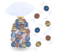 LINDT | Assortiment de 40 bouchées LINDOR aux saveurs Exclusives de Chocolat Noir et Double Chocolat | 500 g de Plaisir pour Noël