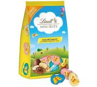 Lindt - Sachet MINI ŒUFS - Assortiment de Chocolats au Lait Fondant, Cœur au Lait et Blancs - Idéal pour Pâques, 350g