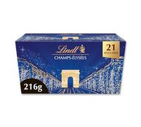 Lindt - Ballotin CHAMPS-ÉLYSÉES Assorti - Assortiment de Chocolats au Lait, Noirs et Blancs - Praliné, Croustillants et Onctueux - Idéal pour Noël, 216g