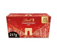 Lindt - Ballotin CHAMPS-ÉLYSÉES - Assortiment de Chocolats au Lait - Pralinés, Croustillants et Onctueux - Idéal pour Noël, 217g
