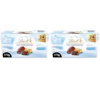 Lindt - Ballotin LES PYRÉNÉENS - Assortiment de Chocolats au Lait et Noirs - Frais et Fondants - Idéal pour Noël, 175g (Lot de 2)