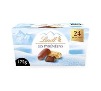 Lindt - Ballotin LES PYRÉNÉENS - Assortiment de Chocolats au Lait et Noirs - Frais et Fondants - Idéal pour Noël, 175g
