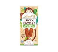LINDT - Barre Chocolat Lait Onctueux Noisette, Texture Fondante et Gourmande (100g) - lot de 4 - Vendu par Lot