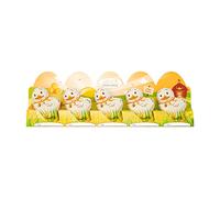 Lindt Barrette de 5 Mini Poussins au chocolat au lait pour Pâques 5 x 10 g - Lot de 3