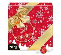 Lindt - Boîte Cadeau LINDOR - Assortiment de Chocolats au Lait - Cœur Fondant - Idéal pour Noël, 287g