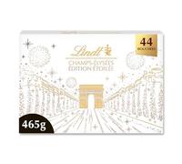 Lindt - Boîte CHAMPS-ÉLYSÉES Édition Étoilée - Assortiment de Chocolats au Lait, Noirs et Blancs - Pralinés, Croustillants et Onctueux - Idéal pour Noël, 465g