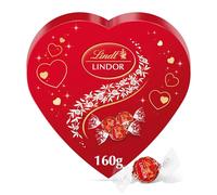 Lindt - Boîte Coeur LINDOR - Chocolat au Lait - Coeur fondant, 160g