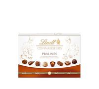 Lindt - Boîte CONNAISSEURS Pralinés - Assortiment de Chocolats au Lait et Noirs Pralinés - Idéal pour Noël, 409g