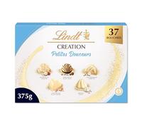 Lindt - Boîte CRÉATION Petites Douceurs - Assortiment de Chocolats au Lait, Noirs et Blancs - Inspiration pâtissière - Idéal pour Noël, 375g