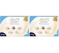 Lindt - Boîte CRÉATION Petites Douceurs - Assortiment de Chocolats au Lait, Noirs et Blancs - Inspiration pâtissière - Idéal pour Noël, 375g (Lot de 2)