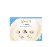Lindt - Boîte CRÉATION Petites Douceurs - Assortiment de Chocolats au Lait, Noirs et Blancs - Inspiration pâtissière - pour Noël, 375g