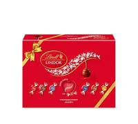 Lindt Boîte LINDOR Assortiment Chocolat Lait Noir 45% Blanc Coffret 930g | 68 chocolats • Chocolat Lait, Noir, Blanc • 45% cacao • Fondant • Noisettes • À partager • Cœur fondant.